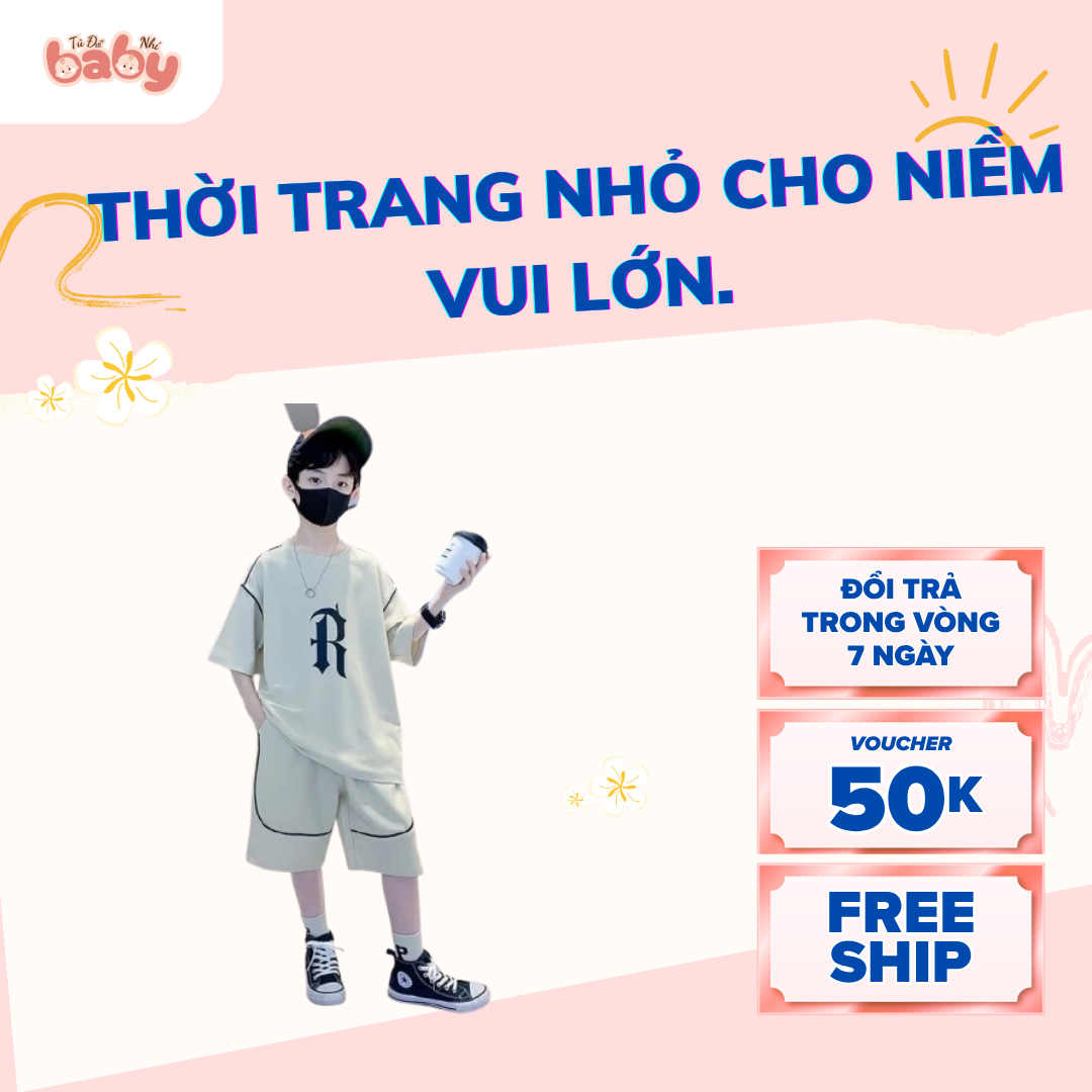 Set đồ bé trai phong cách