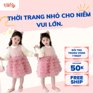 Set váy công chúa kèm nơ - Tủ Đồ Nhí